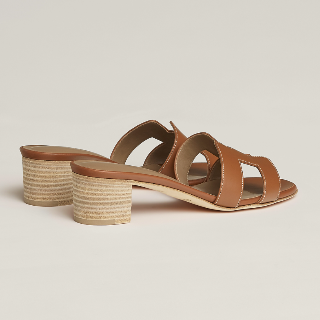 HERMES Oasis Sandals Gold